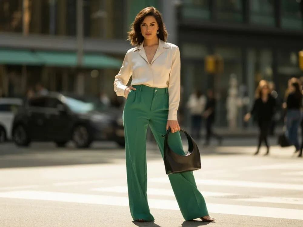 Co ubrać do zielonych spodni: 8 modnych stylizacji na każdą okazję