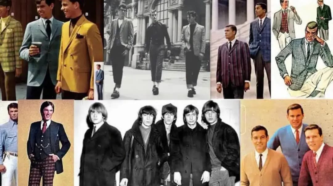 Spodnie vintage męskie - Czasowa elegancja z dawnych lat!