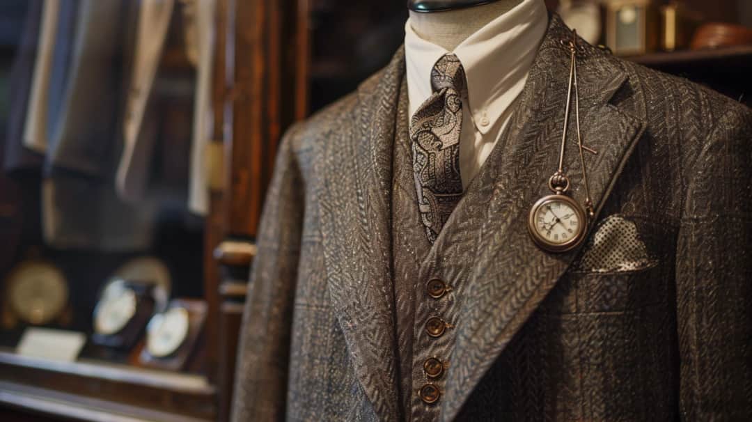 Garnitur w stylu lat 30. - Klasyka odświeżona dla mężczyzn.