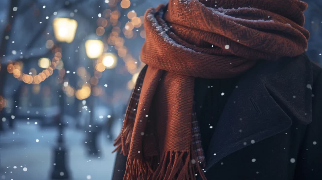 Jak nosić szal? Oto triki na stylowy i ciepły look zimą dla panów