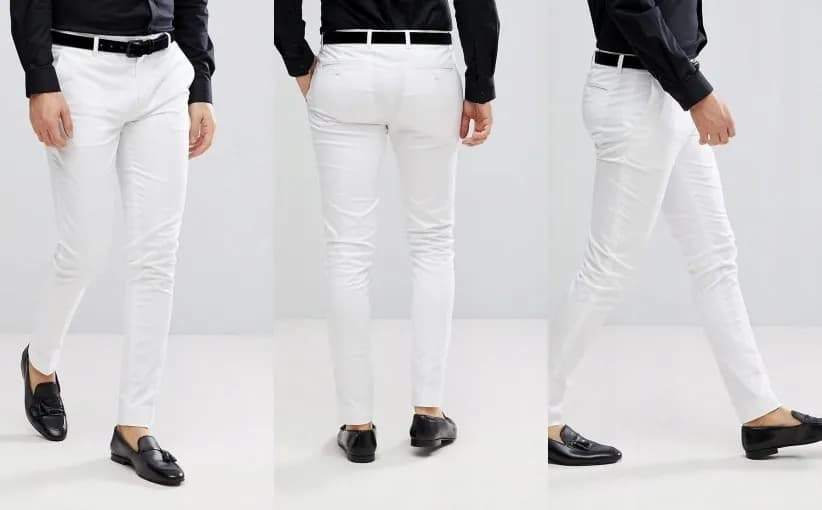 Białe spodnie męskie: Oto 5 stylizacji na każdą porę roku i okazję