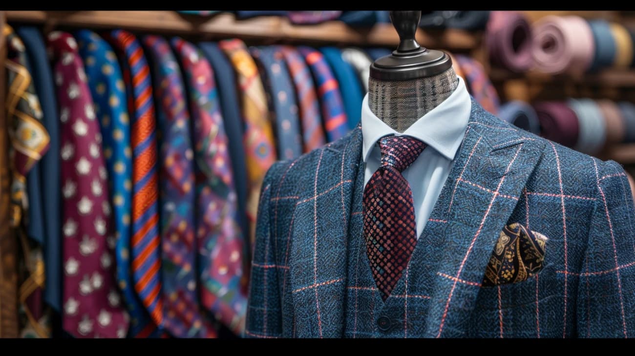 Jaki krawat do garnituru w kratkę - Sugestie dotyczące dobrania krawata