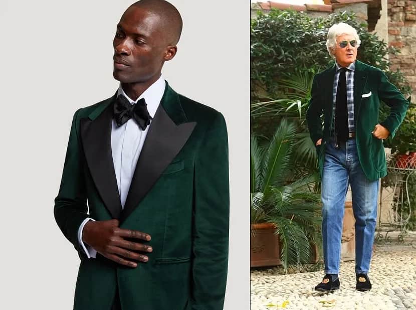 Marynarka aksamitna - Stylowa marynarka idealna na specjalne okazje.