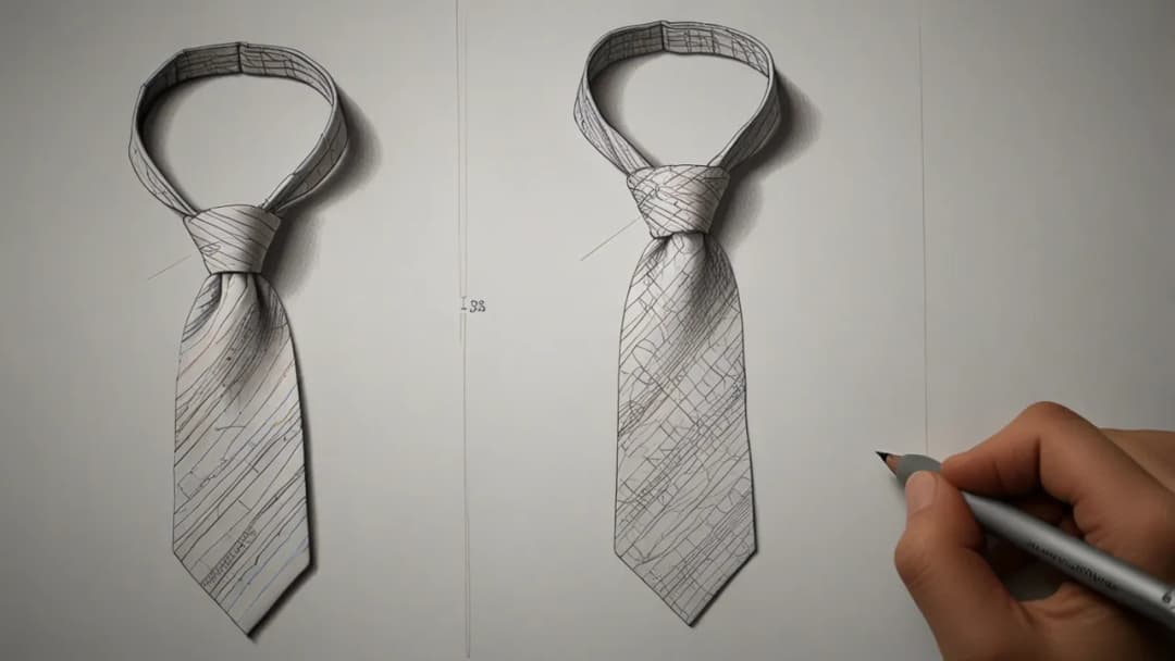Jak narysować krawat w 4 prostych krokach - poradnik dla początkujących